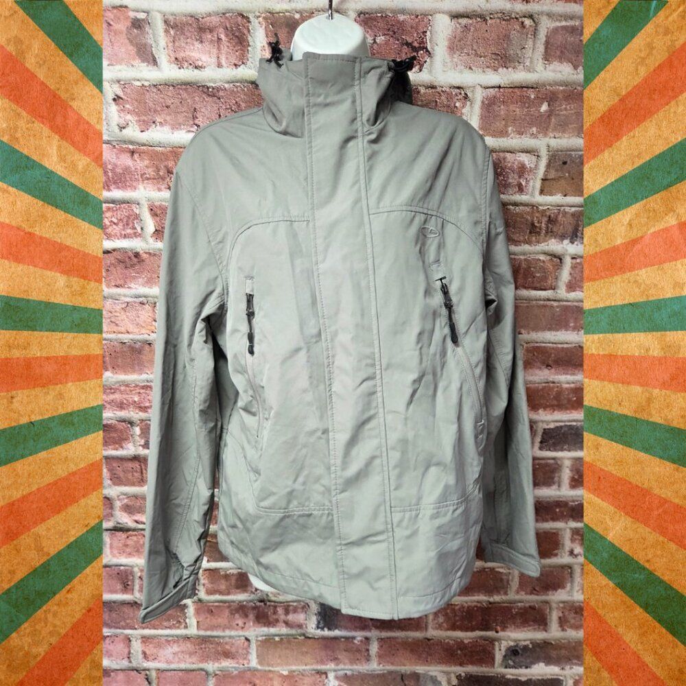 Men's CHAMPION Lightweight Hooded Windbreaker Jacket Small